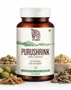 Purushrink Prostata-Gesundheitsergänzung für Männer | Unterstützung bessere Schlaf und urinäre Gesundheit | Natürliche Ayurvedische Formel von Nirogam - 120 Tabletten