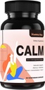 Calm Ashwagandha Ergänzungen, Ashwagandha 4000mg mit Rhodiola Rosea, Reishi, Ginseng, Bacopa, L Theanine, Natural Adaptogene Nootropic Stress & Mood Unterstützung, 60 Kapseln