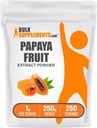 BulkSupplements.com Papaya Obst Extrakt Pulver - Papaya Extrakt, für Verdauungsunterstützung - Glutenfrei, 1g pro Servierung, 250g (8.8 oz) (Pack von 1)