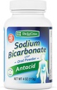 De La Cruz Pure Sodium Bicarbonate - USP Grade Bicarbonat von Soda – 100% reine Back Soda – Aluminium freie Antacid Pulver für Sodbrennen & Verdauung - verpackt in USA, 4 OZ.