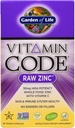 Garden of Life, Vitamin Code, Raw Zinc, 60 Veggie Caps