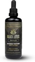 Black Lotus Pure Shilajit Resin Liquid Tincture, 100ml, 100% reine natürliche Shilajit für Männer und Frauen mit Aminosäuren, 175mg Fulvic Acid, 85 Ionic Trace Minerals, für Immununterstützung, Fokus, Energie