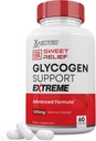 Sweet Relief Glycogen Unterstützung Extreme Pillen Advacned Formel 1295MG Zero Künstliche Farben Geschmacksschutzmittel 60 Kapseln