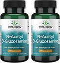Swanson N-Acetyl D-Glucosamine - Natürliche Ergänzung Förderung von Gelenken Unterstützung und gastrointestinale Gesundheit - Natürliche Formel Unterstützung gesunden Knorpels - (60 Veggie Kapseln, 750mg Jeder) (2 Packung)