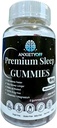 AnxietyOff Premium Schlafgummis, Blueberry Flavor, Vegan, Sugar-Free, 60 Gummis