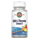 KAL GABA L-Theanin Stress B Lozenge, B Complex Vitamin Supplement, Gesunde Entspannung, Mood & Focus Support, natürliche Mango Tangerine Flavor, Vegan, 50 Servierungen, 100 Lozenges
