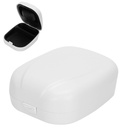 Hinter‐The‐Ear Hearing Aid Case,Waterproof Drop Resistance Storage Box Portable Protective Box Hörgerät Container zum Speichern von Hörgeräten (White)