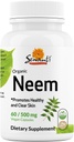 Sewanti Neem Kapseln - High Potency Extract Kapsel, Kräuterergänzung für Haut Gesundheit und Immununterstützung - Verdauungsausgleich Kapseln 500mg