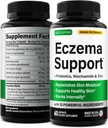 Greenford Eczema Behandlung & Unterstützung für natürliches Relief - Made in USA - Haut Vitamine & Kräuter für Eczema, Akne, Psoriasis, Rosacea Behandlung mit Zink, Niacinamide & Probiotics - 60 Kappen
