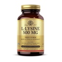 Solgar L-Lysine 500 mg - 100 Gemüsekapseln - Haut- & Gewebe-Unterstützung - Non-GMO, Vegan, Kosher, Glutenfrei - 100 Portionen