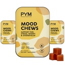 PYM Citrus Mood Chews Unterstützung für Stress, Worry & Overwhelm, 60 Count | 130mg GABA, 90mg L-Theanine | Vegan, Non-GMO, Gluten-Free, kein Hinzugefügt Zucker | All-Natural Mood Balance Supplement Made in USA