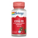 Solaray Pure CoQ10 100mg mit Hawthorn Berry, Antioxidante Formel mit CoEnzyme Q10 und Vitamin E für Cellular Energy and Heart Health Support, Lab Verified, 60 Tage Garantie, 30 Portionen, 30 Kapseln