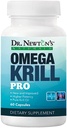 Dr. Newton’s Naturals OmegaKrill Pro EPA & DHA, Omega 3, Pristine Krill Oil – Gehirn, Gelenke, Augen - 60 Softgels