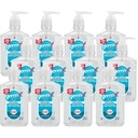 Germ-X Original Hand Sanitizer, Non-Drying Moisturizing Gel mit Vitamin E, Instant and No Rinse Formula, Back to School Supplies College, 8 Fl Oz Pump Bottle (Pack von 12)