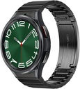 SAMSUNG Galaxy Watch 6 Bespoke Edition 47mm Exklusive Bluetooth Smartwatch, Gesundheit, Fitness, Schlaf, Herzfrequenz Tracker, Verbesserte Batterie, Saphirglas, US Version, Link Armband Band, Schwarz