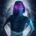 GloFX Full Color programmierbare LED-brillen | Infinite Portal-Linsen mit 350 Modi | USB wiederaufladbare LED-Licht nach oben Rave-brille | Perfekt für EDM-Musik-Festivals Content Creation