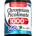 Laboratoire de chrome picolinate de 360 onglet de chrome Suppléments de chrome de haute absorption.