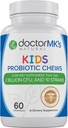 Kids Probiotics Chewable von Doctor MK's®, Sugar Free, Geschmacksrichtungen wie Süßigkeiten, Natürliche Wildbeeren Tablets, Vegetarisch/Vegan