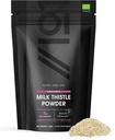 Bio Milk Thistle Powder 150g - Quelle der Reinigung Silymarin - Hergestellt aus kaltgepresster Milchdistel - Vegan, Raw, Non-GMO.