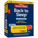 Natur Made Back to Sleep, Melatonin Fast-Dissolve, Hilft Ihnen, zurück zum Schlafen natürlich, L-Theanine und GABA zu helfen, entspannen und beruhigen Sie Ihren Geist, 40 Tabletten