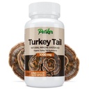 Parker Naturals Turkey Tail Mushroom Capsules - Organic Mushroom Supplement for Immune System Health Support - 1000 mg Premium Mushroom Supplements - 120 Kapseln
