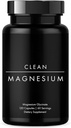 Clean Magnesium Glycinate - 400mg TRAACS® Chelat Magnesium Glycinat für Schlaf, Herz, Muskel und Stress Unterstützung | 120 Kapseln - 60 Servierungen | Vegan, Vegetarisch, Glutenfrei