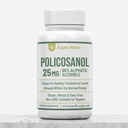 Policosanol 25mg Hergestellt aus kubanischen Zuckerrohr für Gesundheit und Immunität. 90 Veg Kapsel 1 pro Servieren Drei Monate Versorgung.