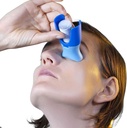 remedic Eye Drop Helper mit Silikon Adapter – Accurate, Einhanded Eye Drop Guide für Senioren und Pflegekräfte