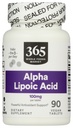 365 von Whole Foods Market, Alpha Lipoic Acid 100mg, 90 Count