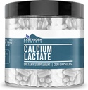 Earthborn Elements Calcium Lactate (200 Capsules) Calcium Supplement