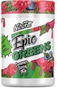NutriFitt Epic Greens, verpackt mit Antioxidantien, Obst, Gemüse und Pilze, Boost Performance, Speed Up Erholung (30 Servierungen, Sommer Berry Tea)