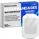 Große wasserdichte Bandagen Klare Dressings Tattoo Tape Sensitive Skin Wounds Pflege, transparente Film Dressing Kleber Occlusive Patch für Post Chirurgische Verwendung, 4" x 4 3/4", 50 Packungen