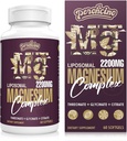 Liposomal Magnesium Complex 2200MG Softgels,Magnesium Threonat, Magnesium Glycinat, Magnesium Citrat, Drei-in-one Supplement, Glutenfrei, 60 Softgele