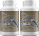 Transfer Point Immununterstützungsergänzung Hochreiniger Beta 1,3D Glucan 100 mg pro Kapsel (b-Glucan Fiber) (Pack von 2)