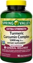 Spring Valley Extra Strength Turmeric Curcumin Complex Soft Gels Nahrungsergänzung, 1.000 mg, 90 Count