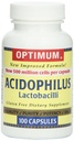 Optimum Acidophilus Lactobacilli Kapseln, 100 Zähler