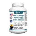 Hybrid Nutraceuticals NeuroPhen Nootropics Brain Booster Supplement - Fokus Supplement, Memory Supplement für Gehirn mit Bacopa Extract, Phosphatidylserine, Huperzine A - 60 Kapseln