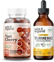 Wild & Organic Tart Cherry Gummis & Turmeric Tinte 4 fl oz