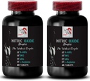 Nitric Oxide - Nitric Oxide Booster - Supporto muscolare, Concentrazione di potenza, Supplemento di energia, Formula di prestazione, Supporto Stamina, Supplemento di esercizio, Focus di resistenza, Miscela di resistenza 2 Tablet 120 della bottiglia