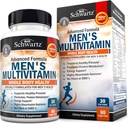 Multivitamin für Männer mit Vitamin C A B D3 E Zink für Immununterstützung - Einmal tägliche Ergänzung für Energie & Herz - Antioxidantien & Verdauungsenzyme für Absorption - Mental Clarity & Focus Support -60 Ct