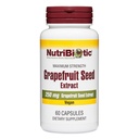 NutriBiotic – Grapefruit Seed Extract Kapseln 250 mg, 60 Count - Maximale Stärke mit Bioflavonoiden
