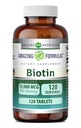 Erstaunliche Formeln Biotin Ergänzung | 15000 Mcg Pro Servieren | 120 Tabletten | Non-GMO | Gluten Free | Made in USA