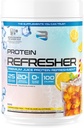 Believe Supplements Protein Refresher (25 Servierungen) - Revolutionäre Juice-Type Whey Protein Pulver für Fitness, Bodybuilding, Gym oder für Bigger Protein Intake (25 Scoops, Lemon Iced Tea)