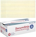Dynarex Wound Closure Strips - Steril, bietet sterile Unterstützung für kleine Schnitte & Haut mit Stitches, & Staples und Nachsorge, Weiß, 1/4” x 3” - 1 Box von 50 Streifen