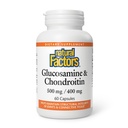 Natürliche Faktoren Glucosamine & Chondroitin - Unterstützt gesunde Gelenke & Connective Tissue - Non-GMO & Gluten-Free - 60 Kapseln (20 Portionen)