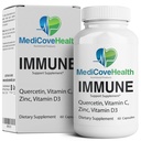 Elfenbeinkappen Immununterstützung: Quercetin, Vitamin C, Zink, Vitamin D3