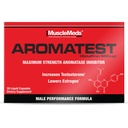 Muskeln AROMATEST Testosteron Booster & Aromatase Inhibitor, senkt Estrogen, unterstützt Muskelaufbau & Stärke, Anti-Aging Hormon Ersatz für Männer, 30 Flüssigkeitskappen
