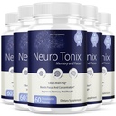 (5 Pack) Neurotonix Memory Supplement - Official Formula - Neuro Tonix Memory Tablets für Fokus und Gedächtnis, Neruotonix Brain Supplement Pills, Neuro Tonix Advanced Formula Maximum (300 Kapseln)