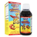 GirafKids Liquid Multivitamin für Kinder Alter 4+, 8oz - Tägliche Kinder-Vitamine mit Biotin, Vitamin A, B-Komplex, Folsäure, Omega-3 & Beta Glucan - Nahrungsergänzung für Kinder Wachstum und Energie