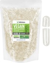 XPRS Nutra Größe 2 Leere Kapseln - 5000 Klare leere Vegan - Vegetarische DIY Gemüse Kapsel Füllung - Veggie Pillen Pillen